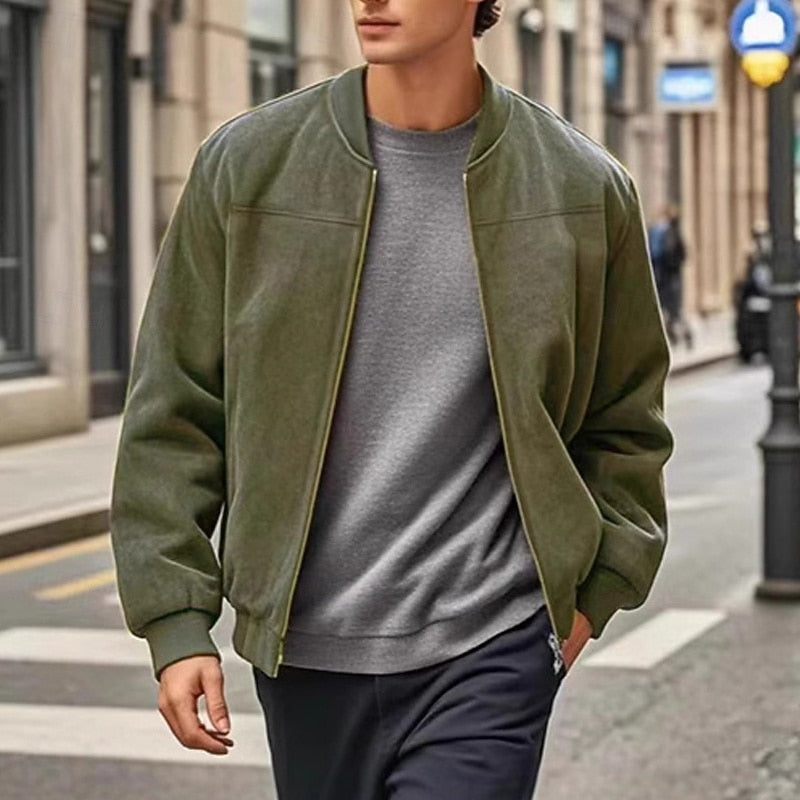 Reginald | Stand-Collar Zip Jacket