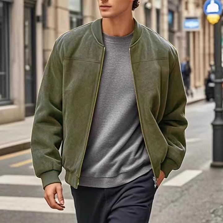 Reginald | Stand-Collar Zip Jacket