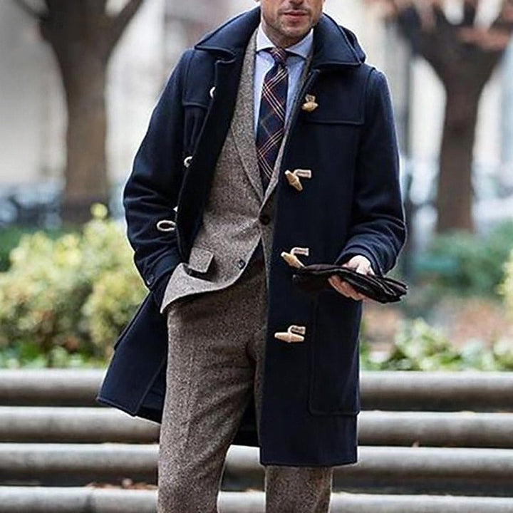 Frederick | Long Hooded Toggle Coat