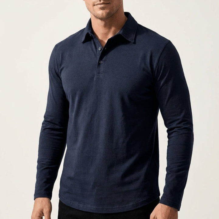 Dalton | Casual Long Sleeve Collared Polo