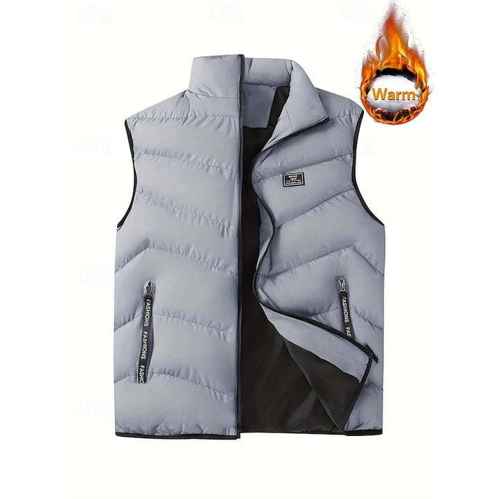 Chase | Quilted Stand-Collar Vest