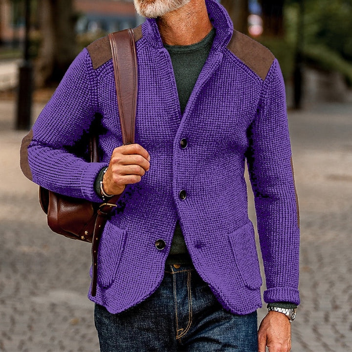 Garrison | Stand-Collar Button Cardigan