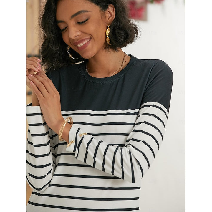 Penelope | Striped Long-Sleeve Top