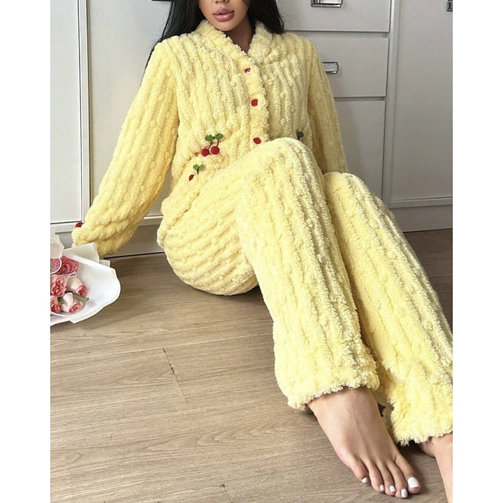 Annette | Cozy Cherry Two-Piece Set