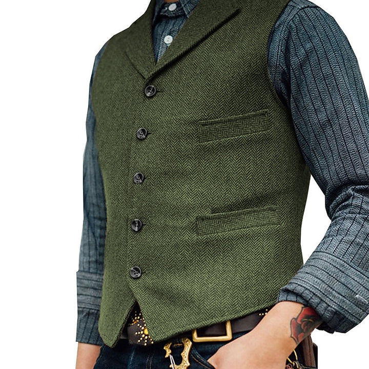 Harold | Tailored V-Neck Waistcoat Vest