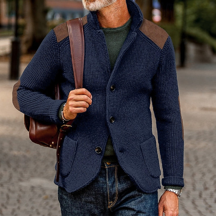 Garrison | Stand-Collar Button Cardigan