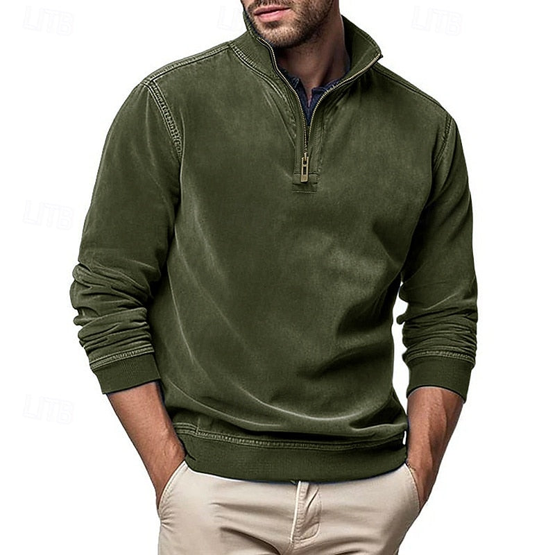 Ellison | Refined Quarter-Zip Sweatshirt