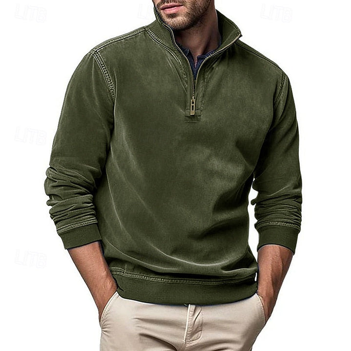 Ellison | Refined Quarter-Zip Sweatshirt