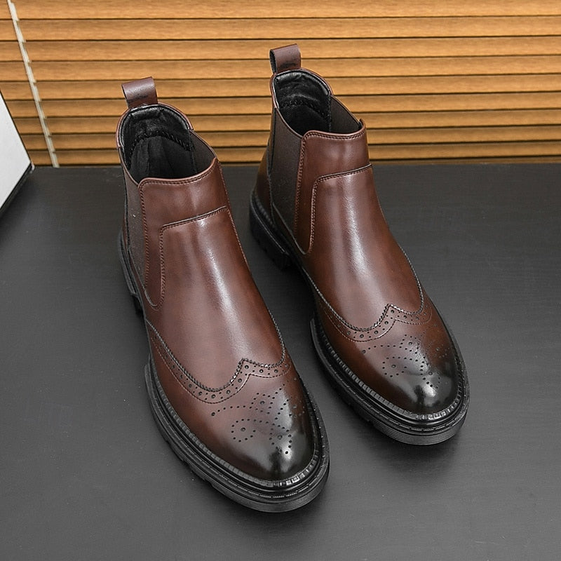 Wesley | Wingtip Chelsea Boots