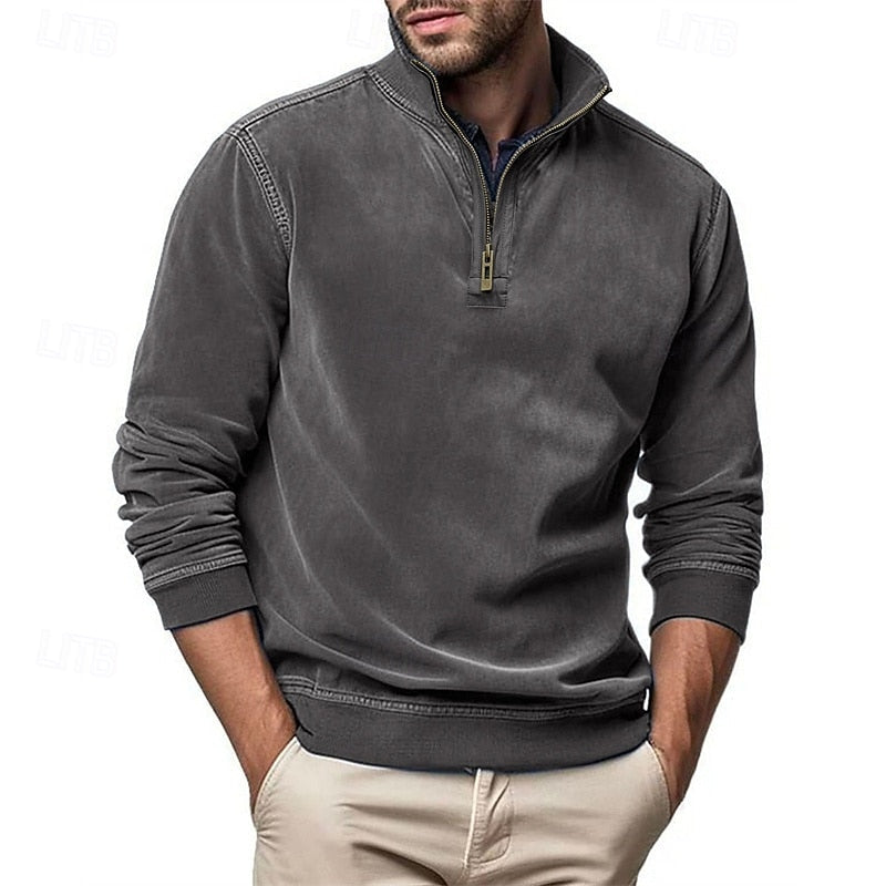 Ellison | Refined Quarter-Zip Sweatshirt