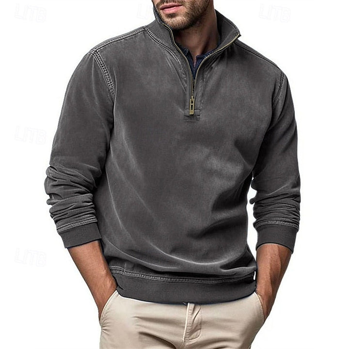 Ellison | Refined Quarter-Zip Sweatshirt