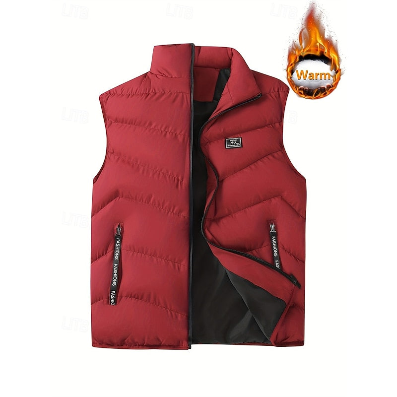 Chase | Quilted Stand-Collar Vest