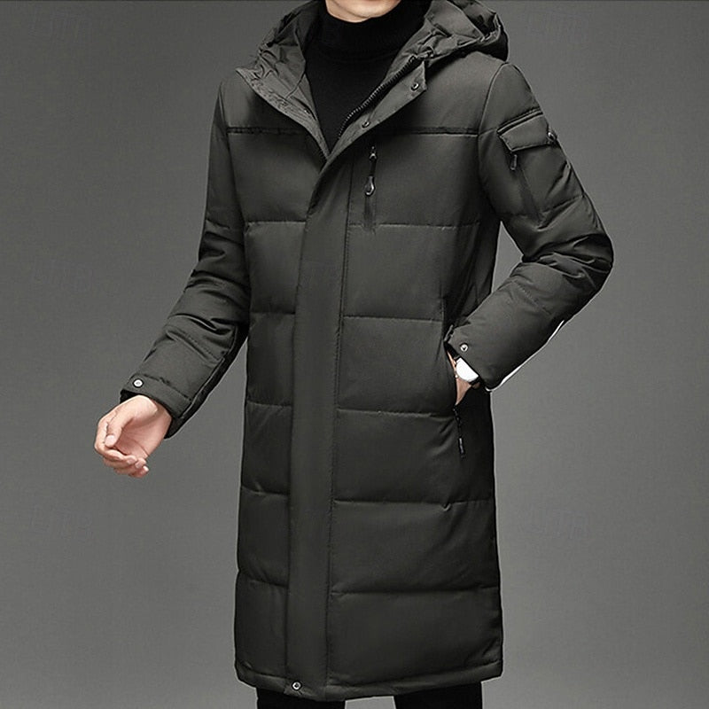 Leland | Hooded Longline Winter Coat