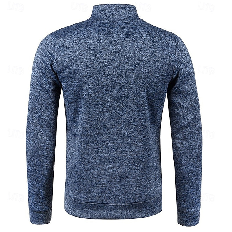 Owen | Quarter-Zip Long Sleeve Polo Shirt
