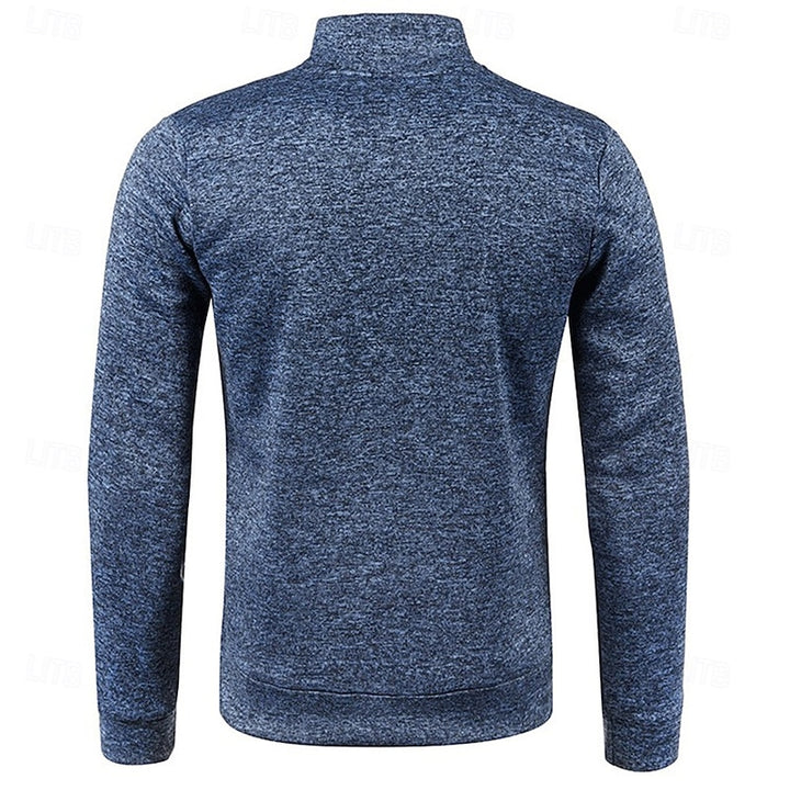 Owen | Quarter-Zip Long Sleeve Polo Shirt