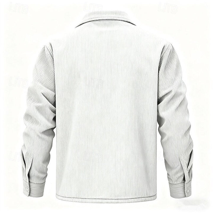 Alden | Ribbed Sherpa-Lined Jacket