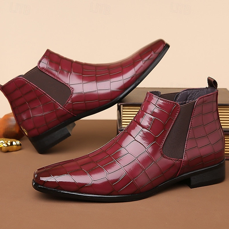 Randolph | Refined Textured Chelsea Boots