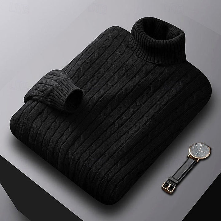 Ellery | Cable Knit Turtleneck Sweater