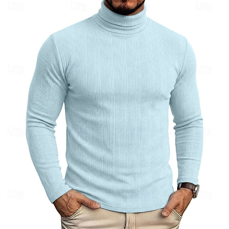 Alistair | Ribbed Turtleneck