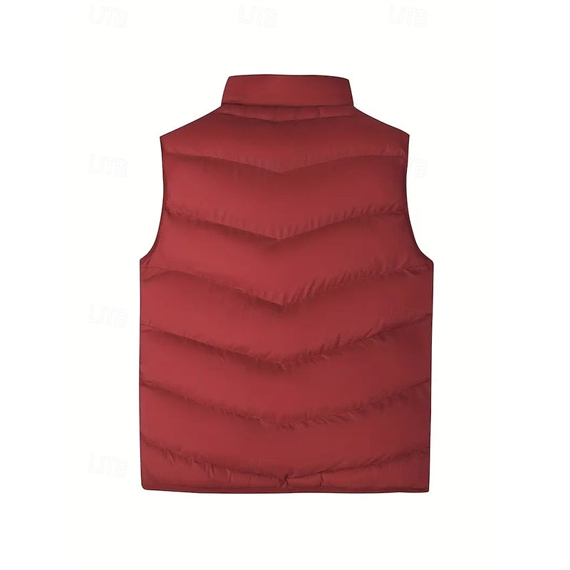 Chase | Quilted Stand-Collar Vest