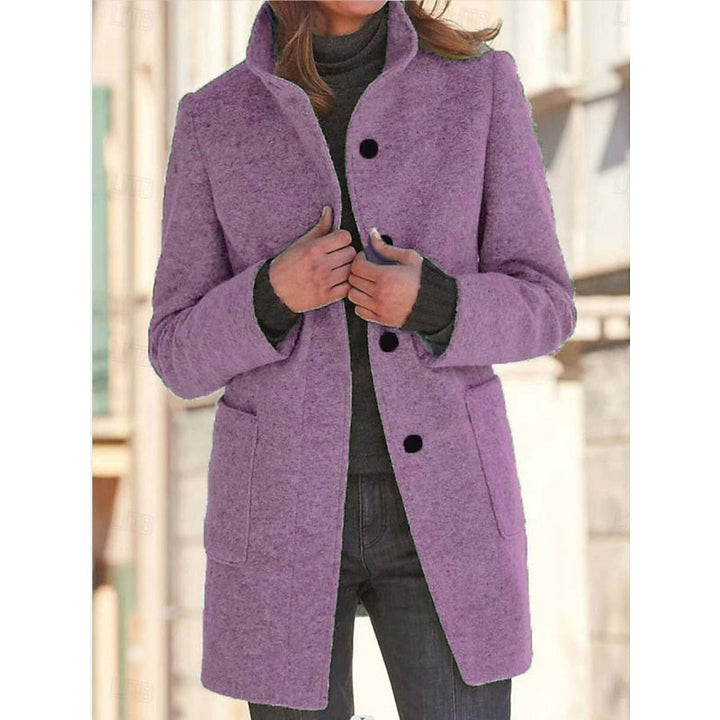 Lorraine | Refined Stand-Collar Coat