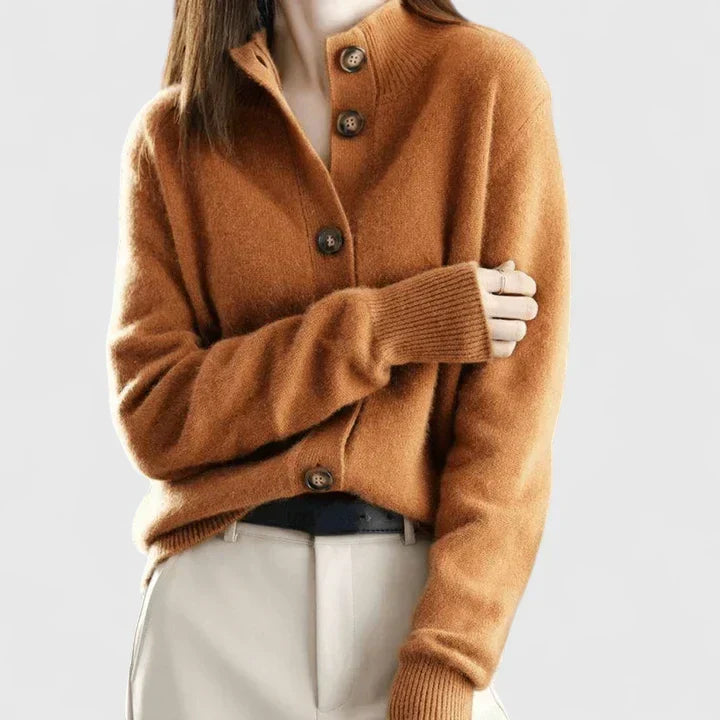 Linnea | Refined Collared Cardigan