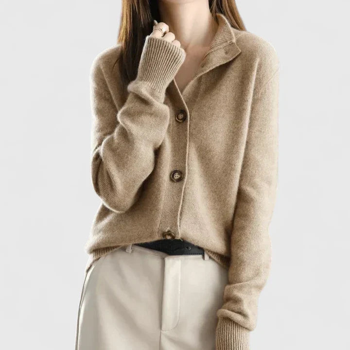 Linnea | Refined Collared Cardigan