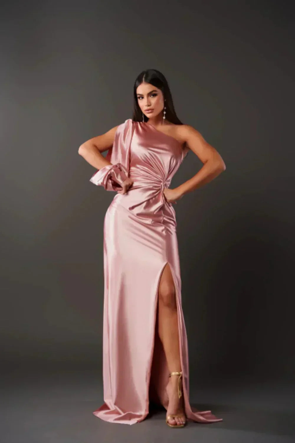 Samantha | Elegant One-Shoulder Evening Dress