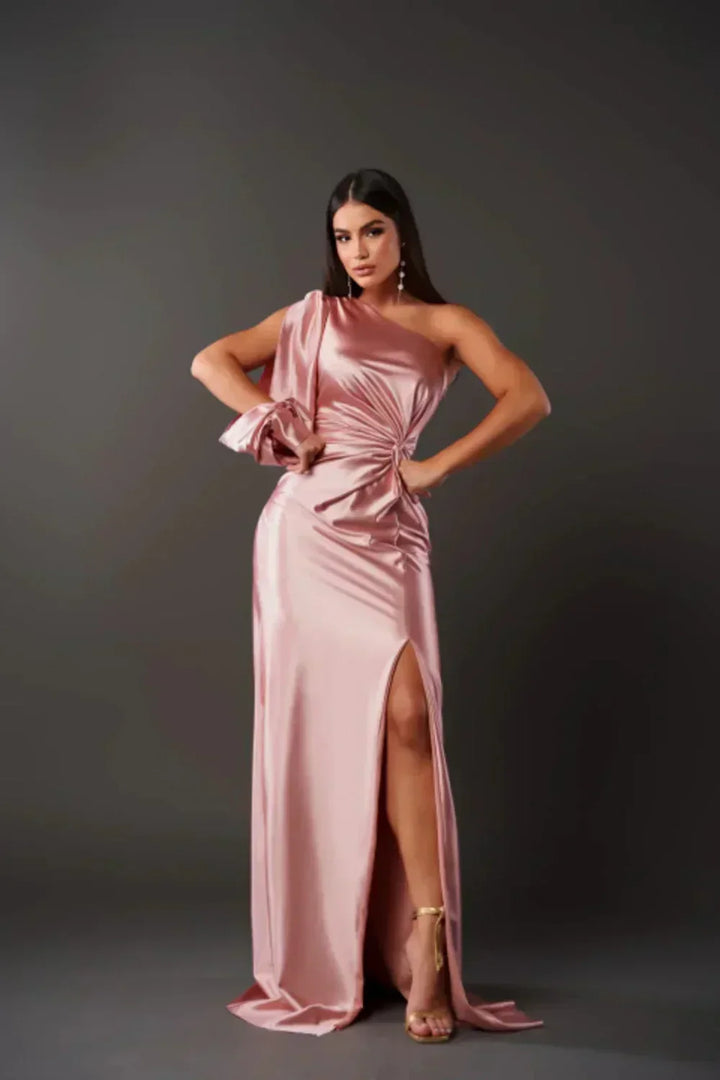 Samantha | Elegant One-Shoulder Evening Dress