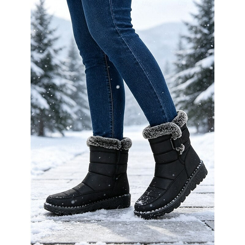 Frida | Cozy-Lined Mid-Calf Winter Boots