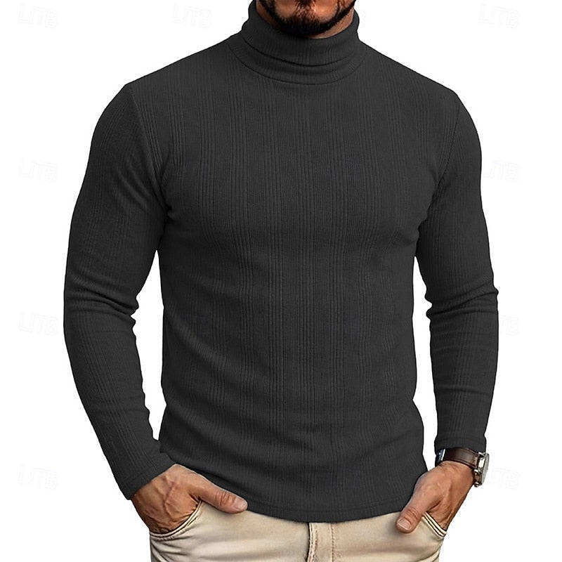 Alistair | Ribbed Turtleneck