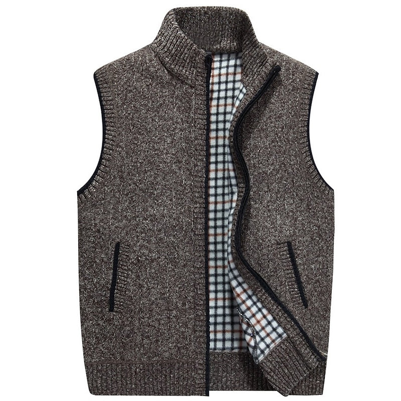 Thaddeus | Zip-Front Sweater Vest