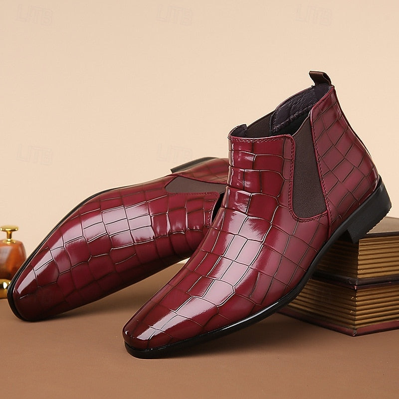 Randolph | Refined Textured Chelsea Boots