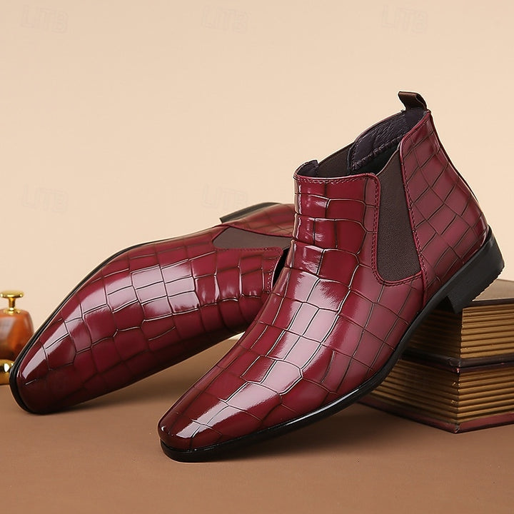 Randolph | Refined Textured Chelsea Boots