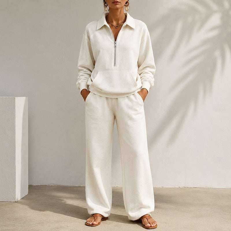 Juliet | Relaxed Half-Zip Two-Piece Set