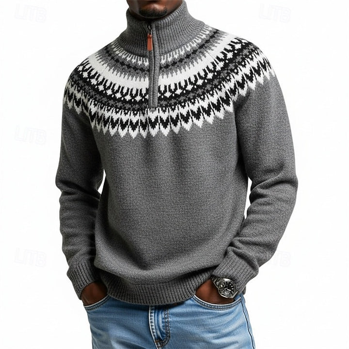 Rowland | Nordic Quarter-Zip Sweater