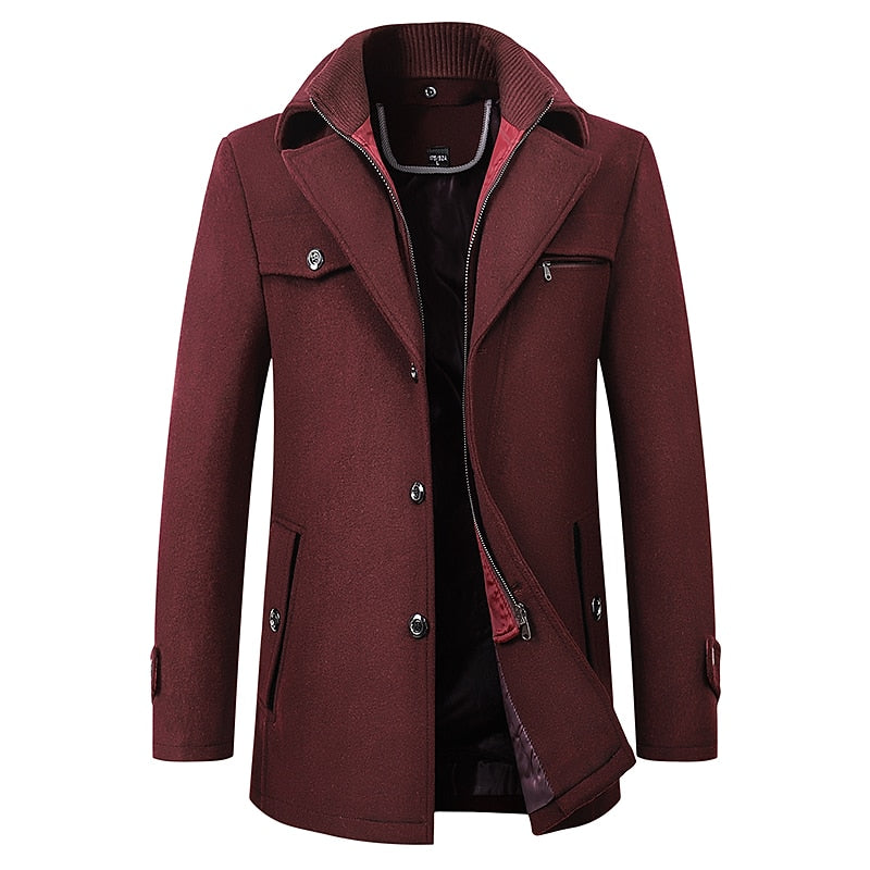 Oscar | Tailored Layered Overcoat