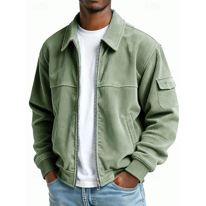Ellis | Ribbed Zip-Up Jacket