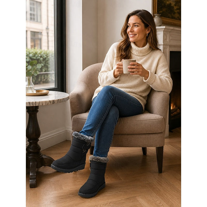Frida | Cozy-Lined Mid-Calf Winter Boots