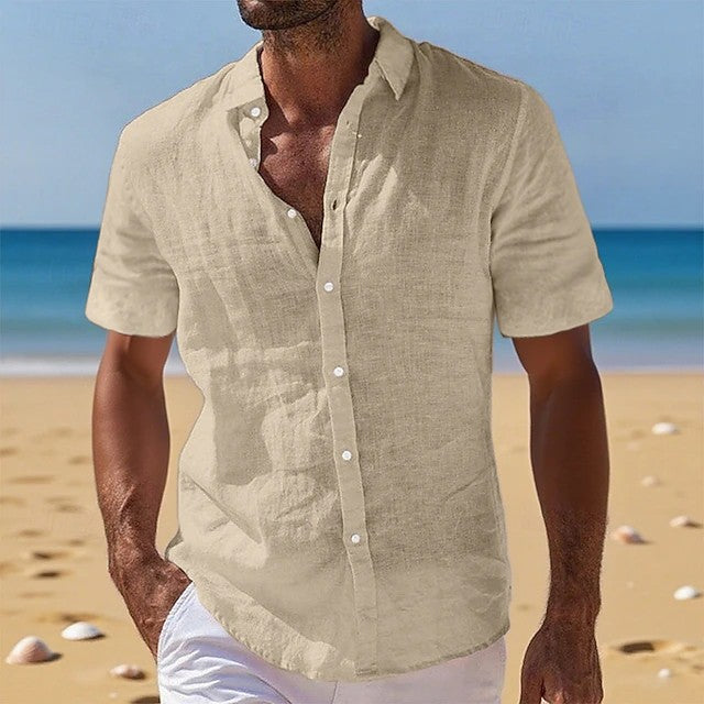 Adrian | Relaxed Beach Button-Up Shirt