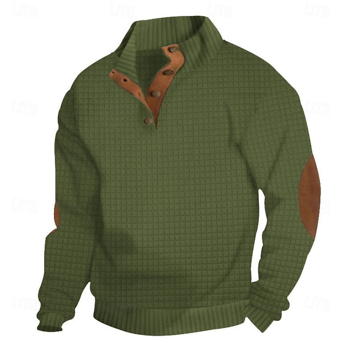 Nash | Button-Neck Pullover Sweater