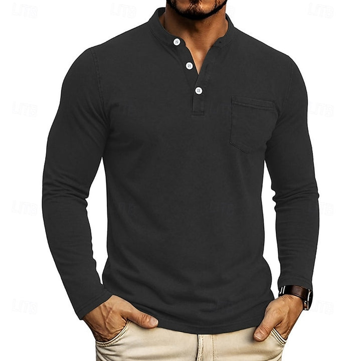 Russell | Long-Sleeve Henley Shirt