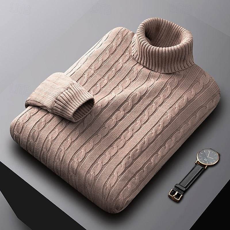 Ellery | Cable Knit Turtleneck Sweater