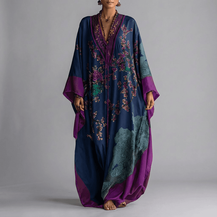 Seraphina | Bohemian Printed Maxi Kaftan