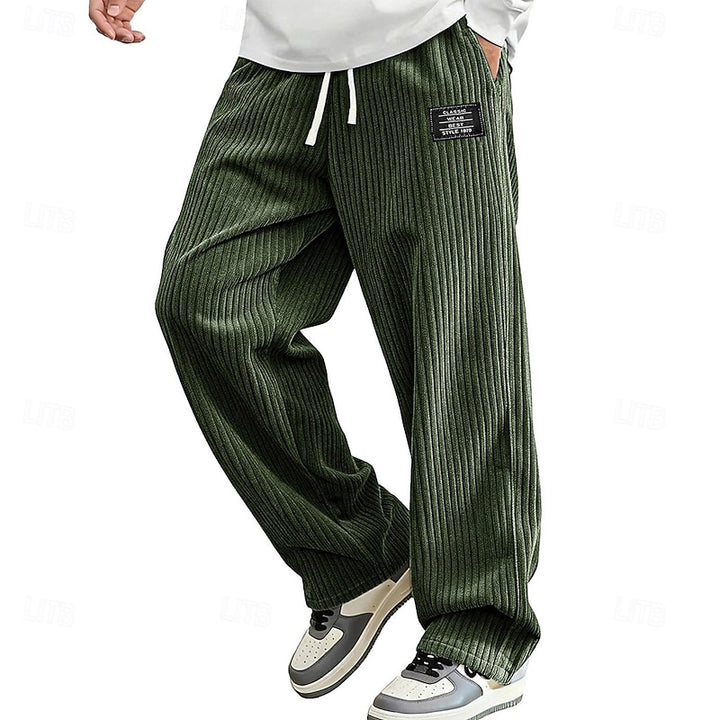 Jasper | Relaxed Ribbed Pull-On Pants