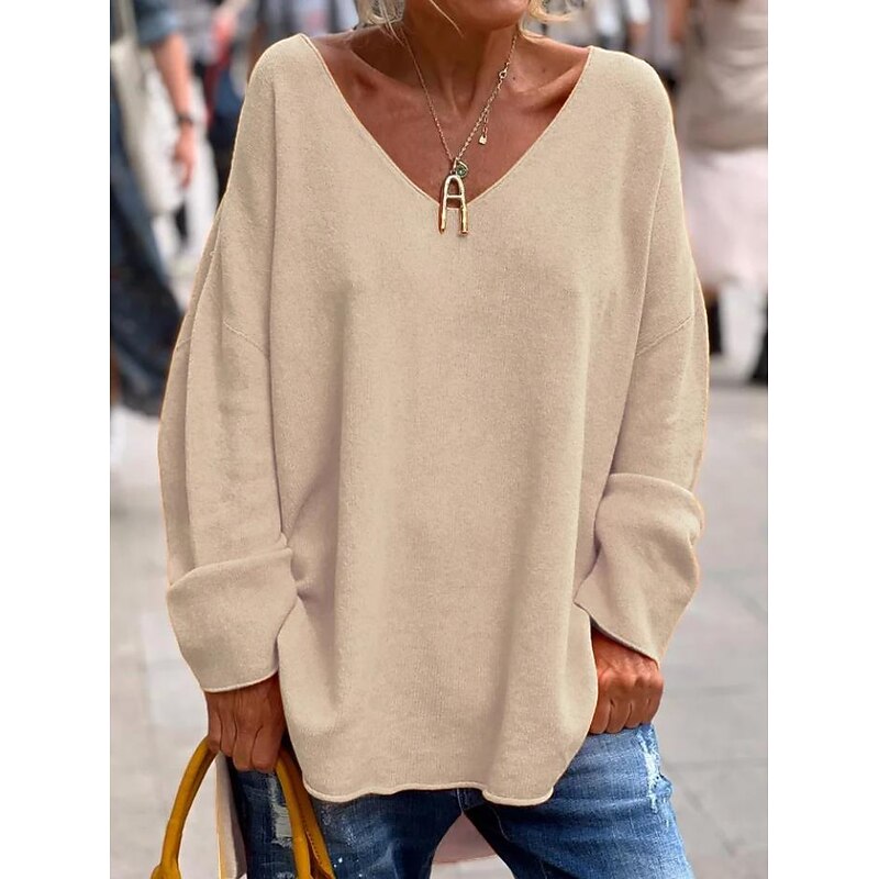 Rosalie | Relaxed V-Neck Sweater