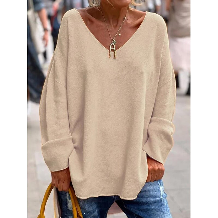 Rosalie | Relaxed V-Neck Sweater