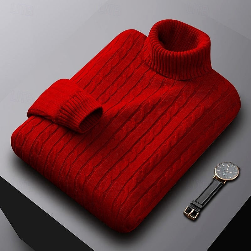 Ellery | Cable Knit Turtleneck Sweater