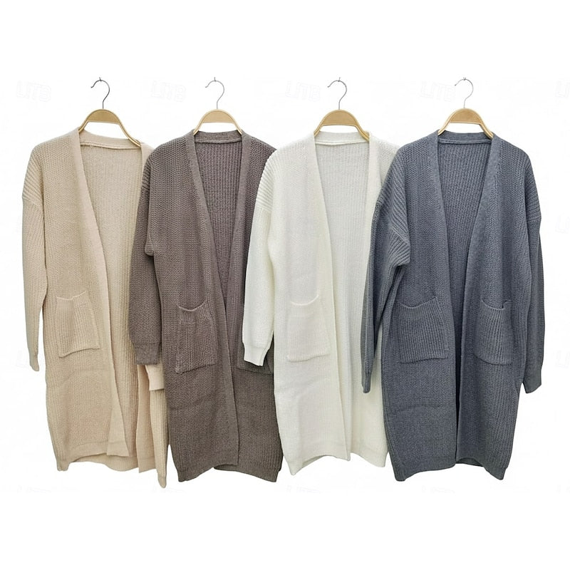 Gillian | Longline Open-Front Cardigan