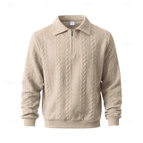 Hayes | Textured Quarter-Zip Pullover